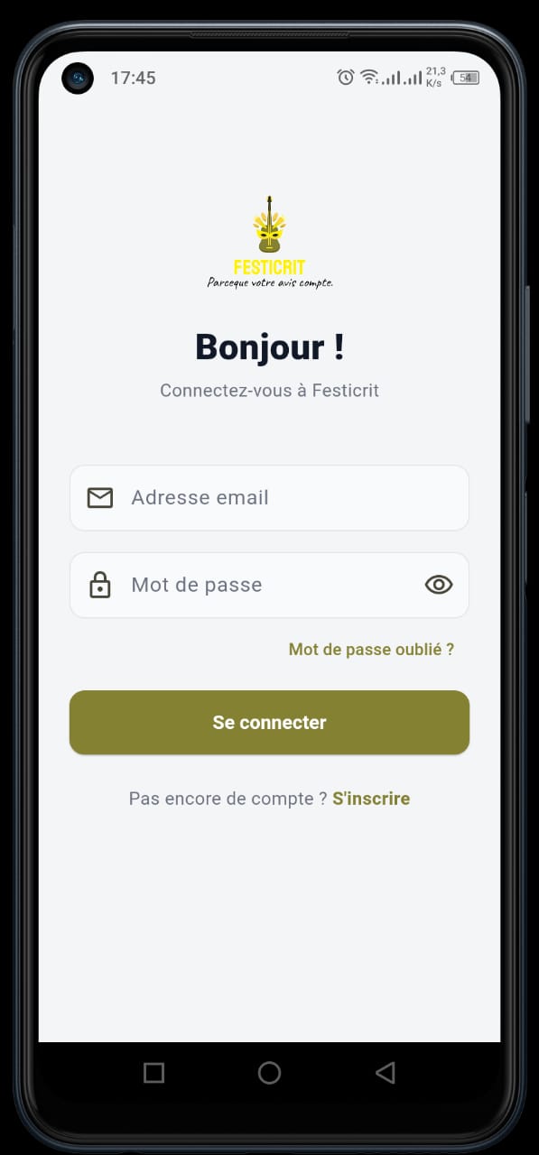 Capture d'écran 1 de FESTICRIT