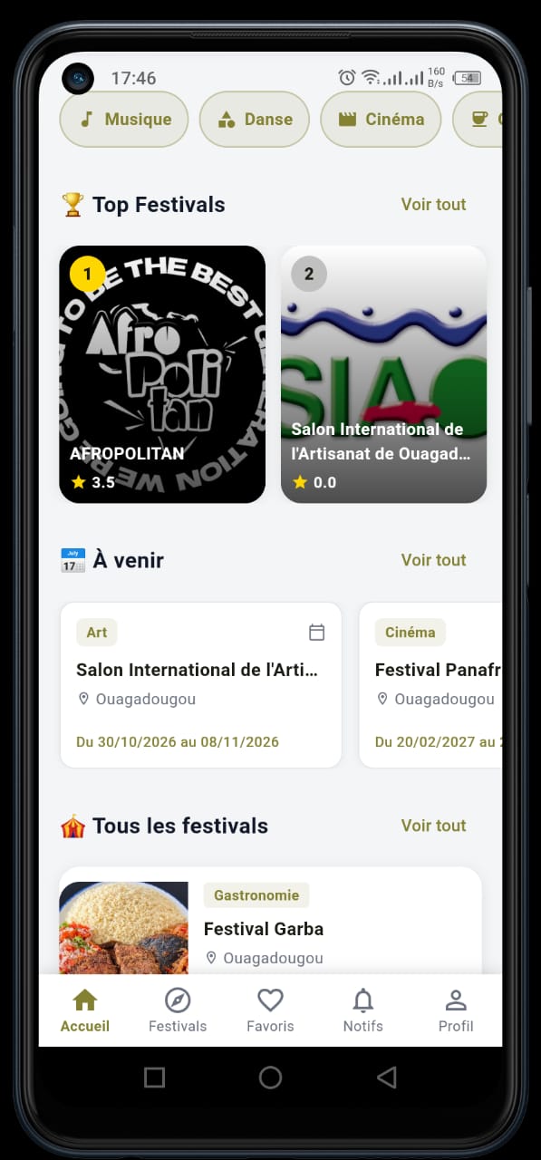 Capture d'écran 2 de FESTICRIT